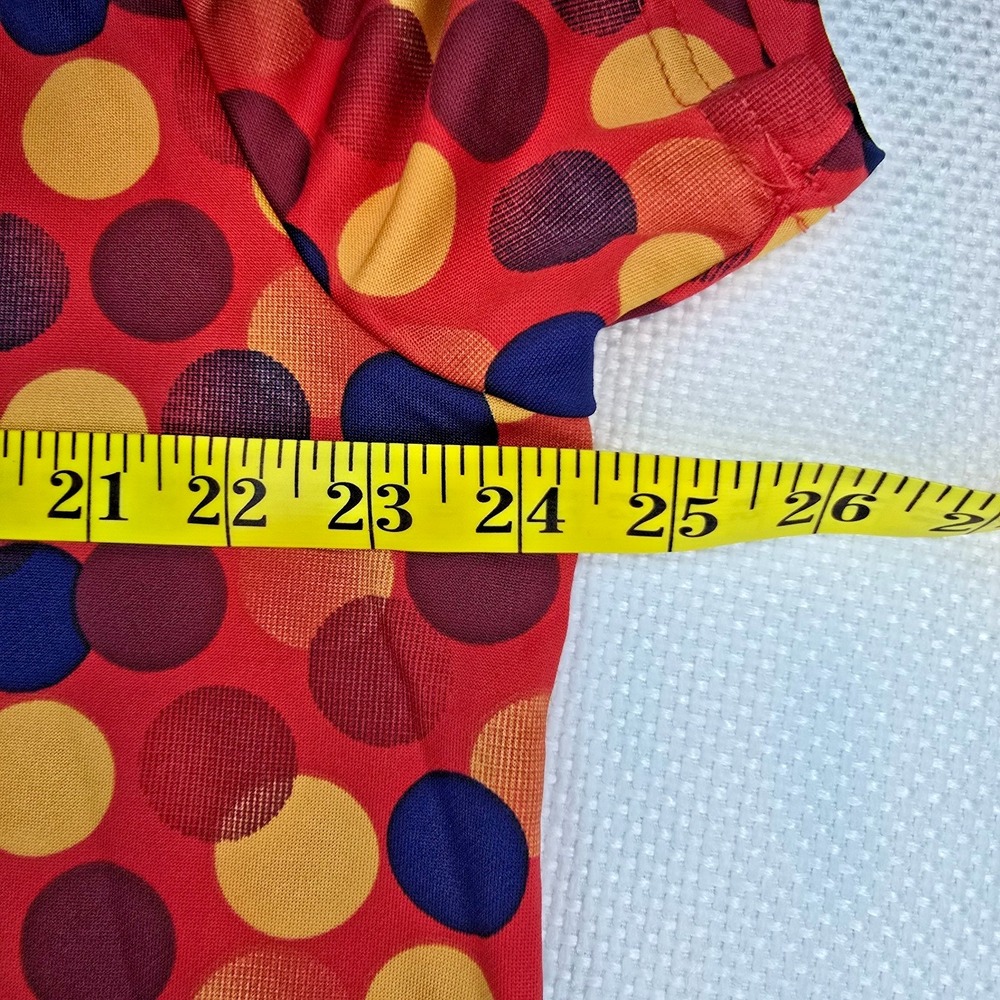 Paraiso Cabana Men's Golf Polo Shirt XL Brick Red Polyester Spandex‎ Stretch - Picture 8 of 11